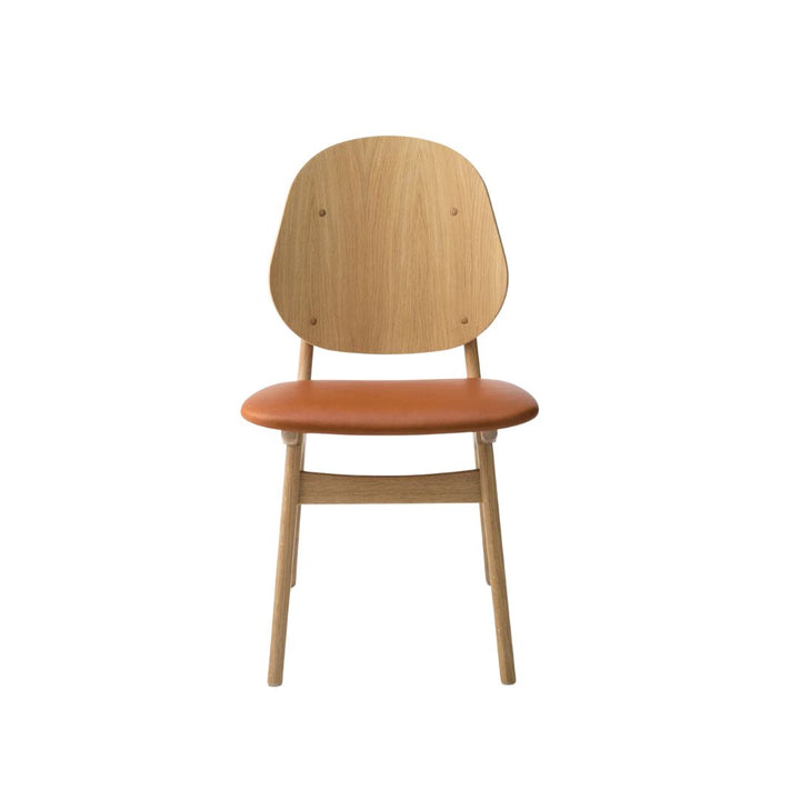 Warm Nordic, Noble Dining Chair, Eiche/Camel-Leder