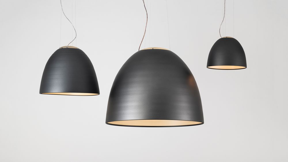 Artemide Nur Pendellampe Antracite Grey