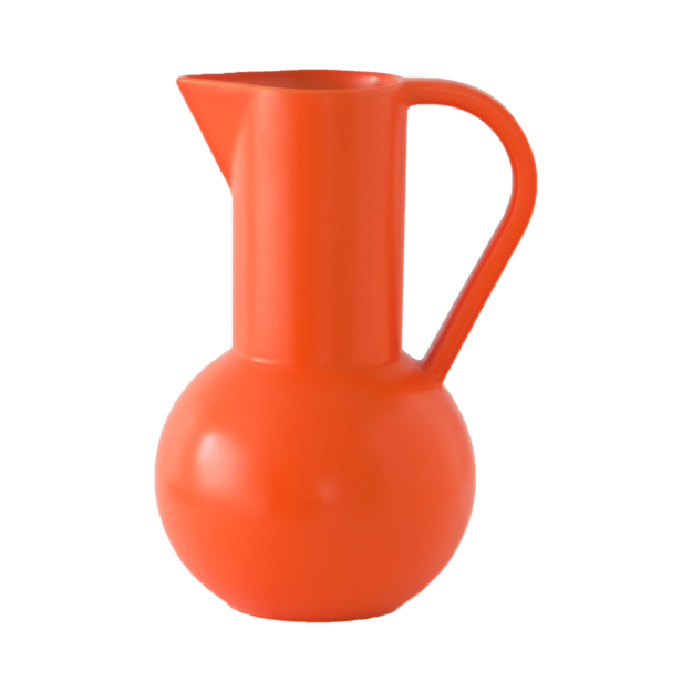 raawii Strøm, Large Jug Vibrant Orange