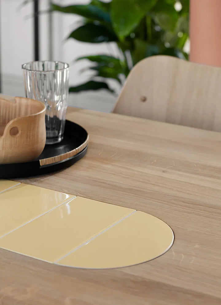 Warm Nordic - Be My Guest Bord/Spisebord L:220 Eg/Gul