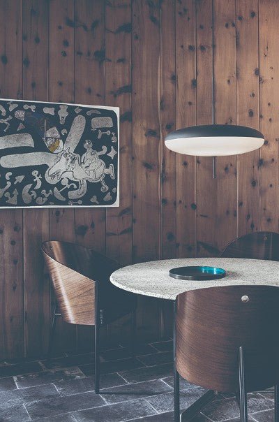 Astep Model 2065 Pendel Sort-Hvid Skærm / Sort Ledning