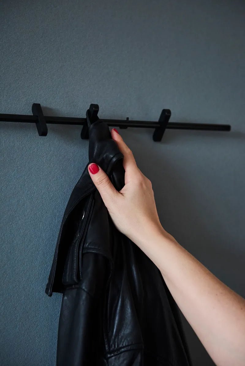 MOEBE Coat Rack Knagerække 40 cm Sort