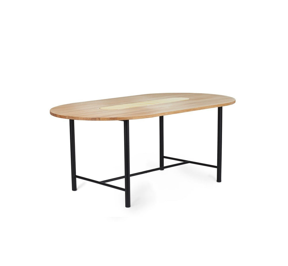 Warm Nordic - Be My Guest Bord/Spisebord L:180 Eg/gul