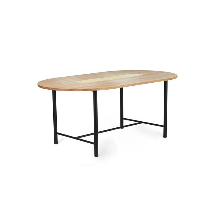 Warm Nordic - Be My Guest Bord/Spisebord L:180 Eg/gul