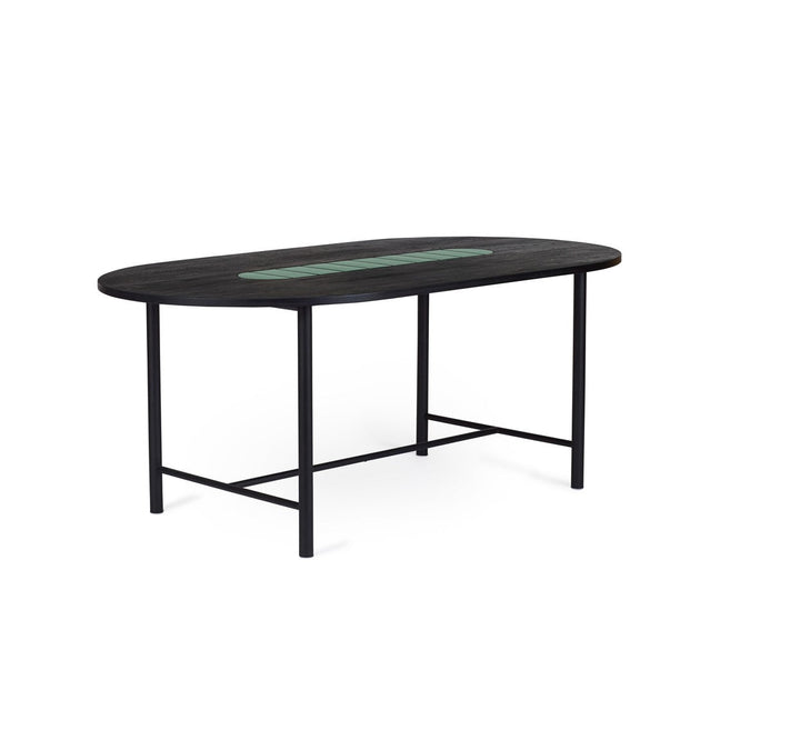 Warm Nordic - Be My Guest Bord/Spisebord L:180 Sort/Grøn