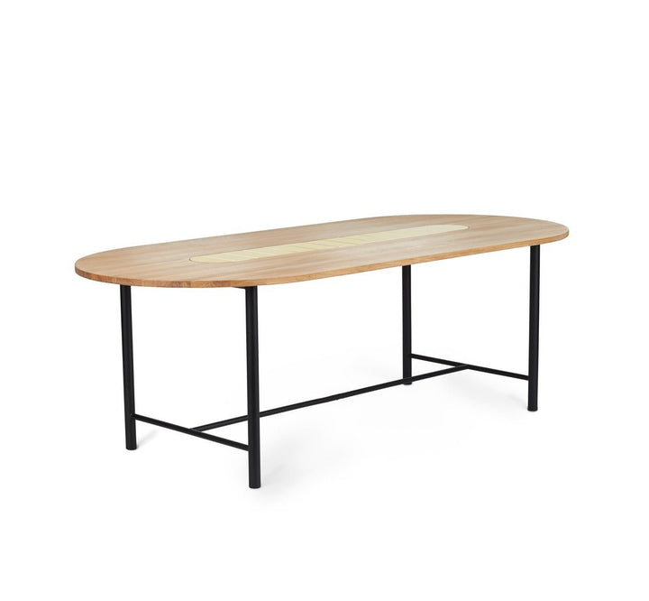 Warm Nordic - Be My Guest Bord/Spisebord L:220 Eg/Gul