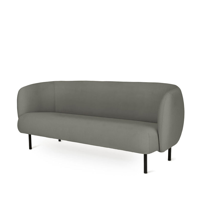 Warm Nordic - Cape 3 Seater Steelcut 160 Warm Grey Sofa