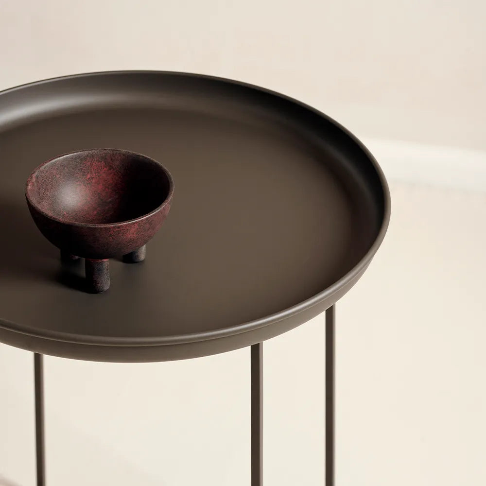 NORR11 Duke Sofabord Ø45, Bronze