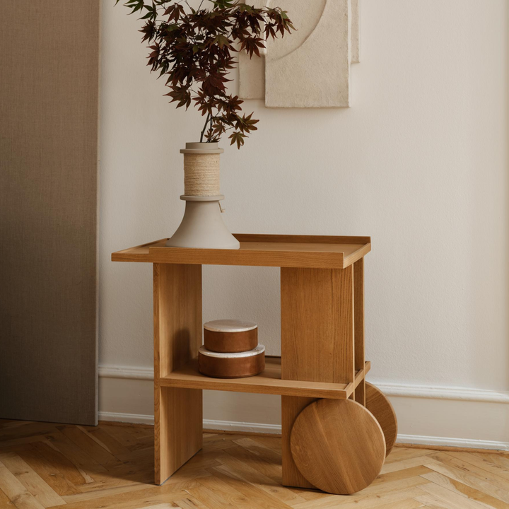 Kristina Dam Studio Axis Sidebord Side Table, Natural