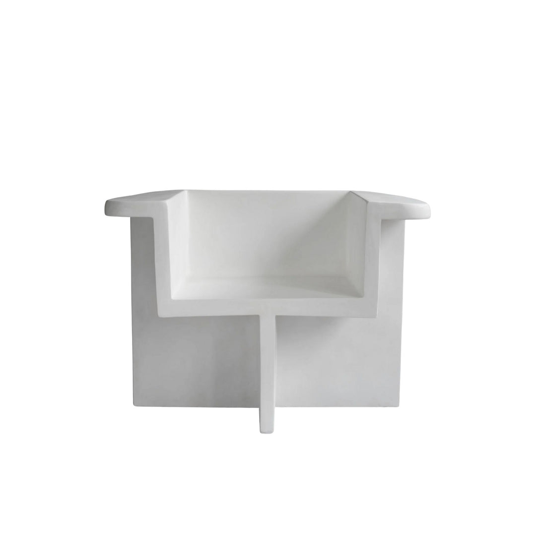 101 Copenhagen Brutus Lounge Chair, Hvid Fibercement