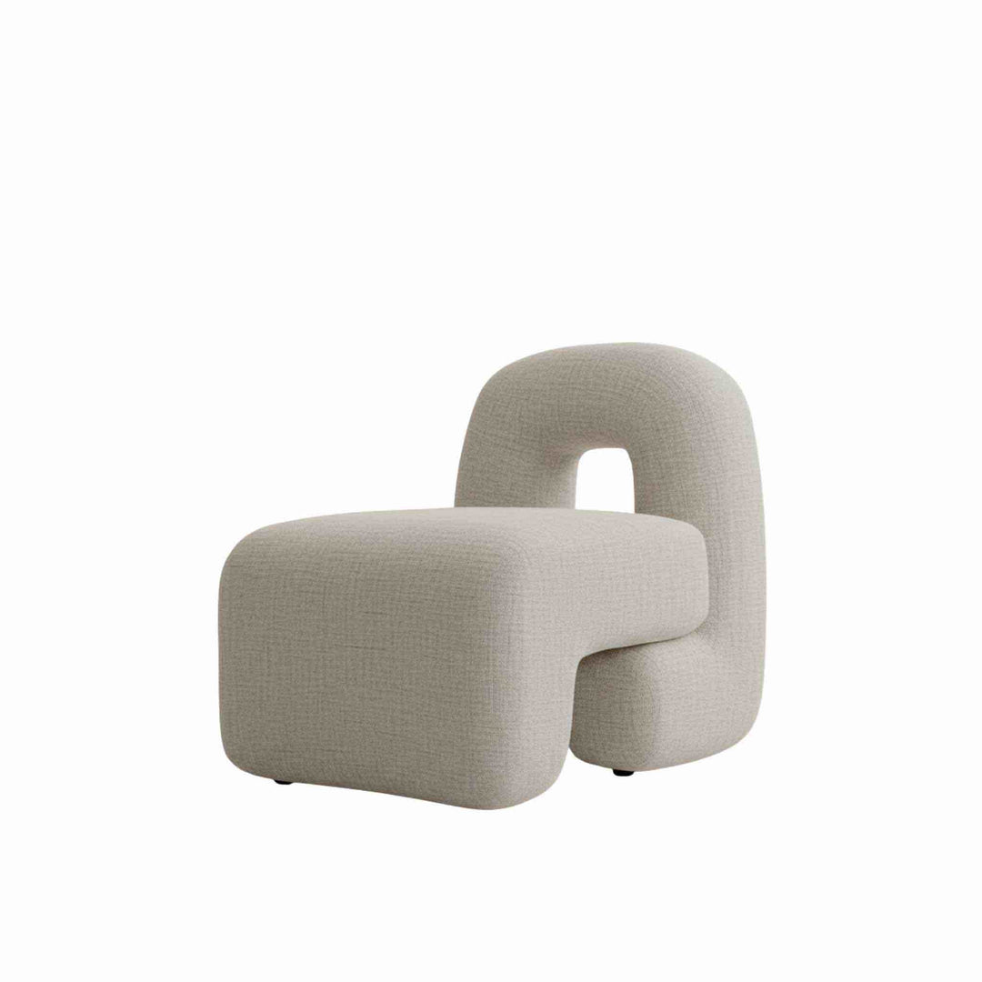 101 Copenhagen Daiku Lounge Chair, Raw Linen