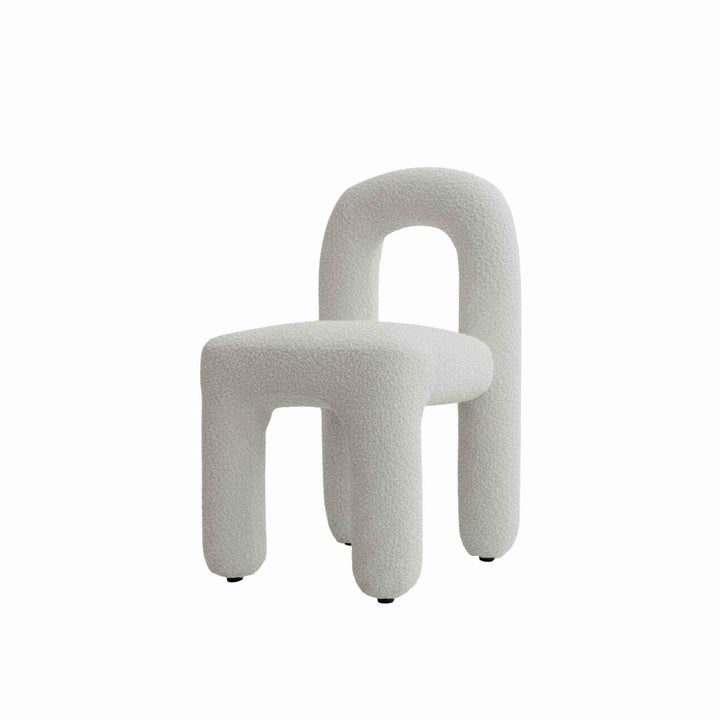 101 Copenhagen Daiku Stol, Hvid Bouclé