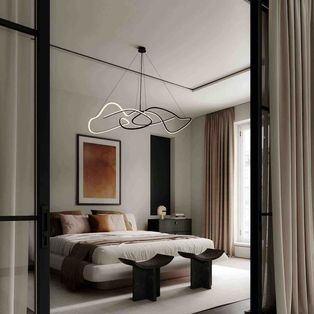 101 Copenhagen Ghost Chandelier Big, Burned Black