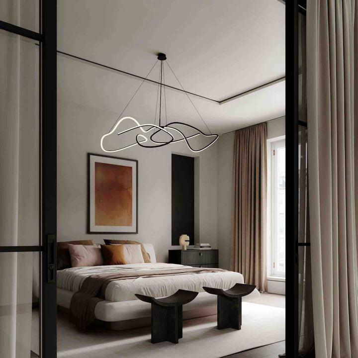 101 Copenhagen Ghost Chandelier Big, Burned Black