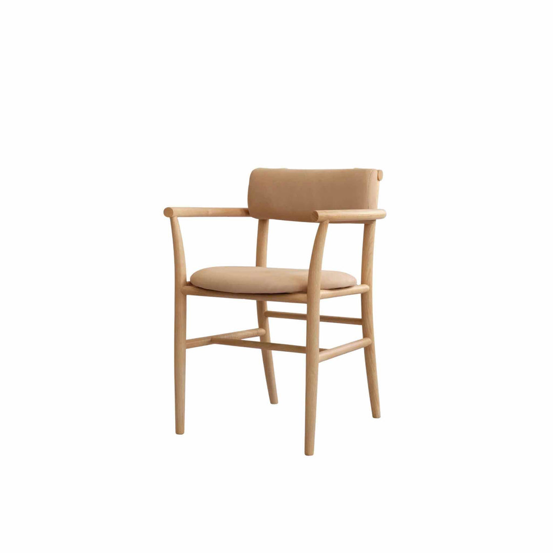 101 Copenhagen Nama Stol med armlæn, Eg / Nubuck