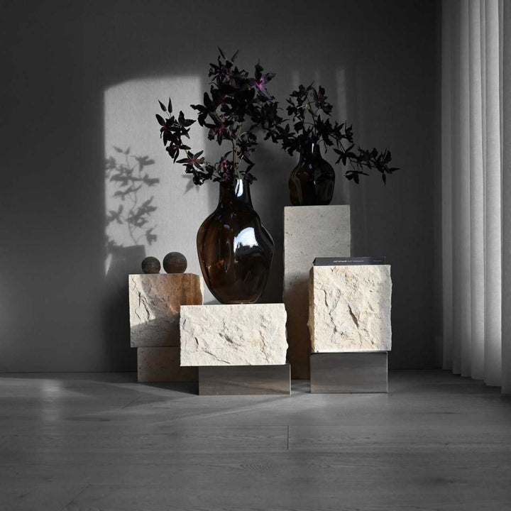 101 Copenhagen Temple Low Sidebord, Eg / Krom