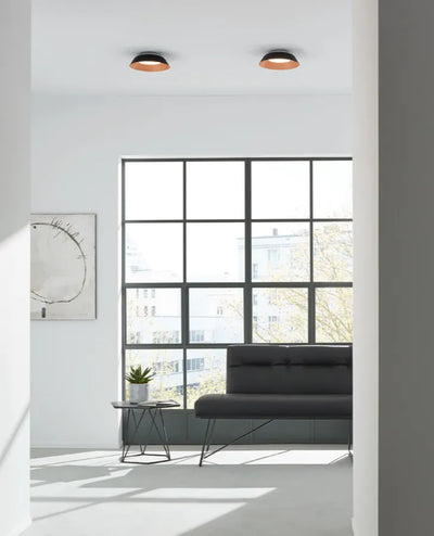 Wever & Ducré Towna IP44 1.0 Loftslampe Ø25, Hvid/Guld