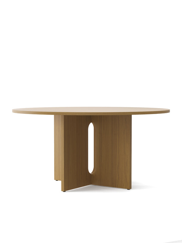Audo Copenhagen Androgyne Dining Table, Ø150 cm, Naturlig Eg