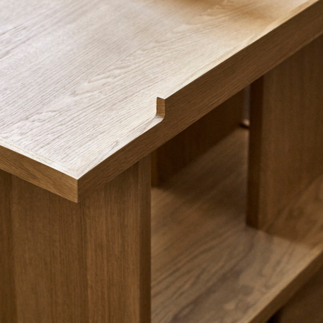 Kristina Dam Studio Axis Sidebord Side Table, Natural