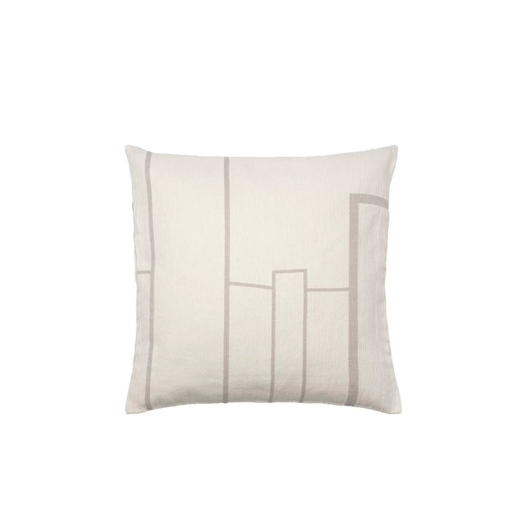 Kristina Dam Studio Architecture Cushion Cover, Off White/Beige Melange