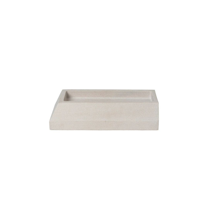 Kristina Dam Studio Sandstone Desk Organizer S, Light Grey