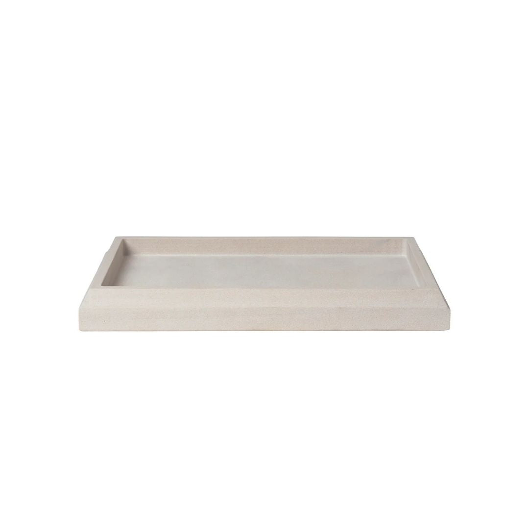 Kristina Dam Studio Sandstone Desk Organizer M, Light Grey