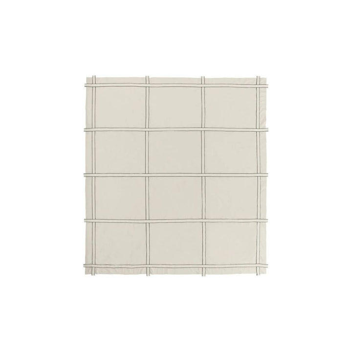 Kristina Dam Studio Bow Bedspread, Undyed/Black