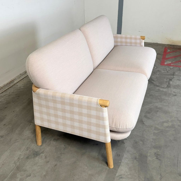 Fredericia Furniture Savannah Sofa - Steelcut Beat 0215 Ryg / Steelcut Trio 226 Puder / Eg Lys Olie