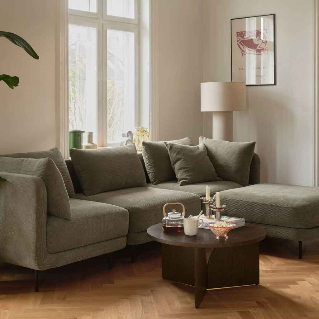 Cece Rundt Sofabord D70 - Burned Oak