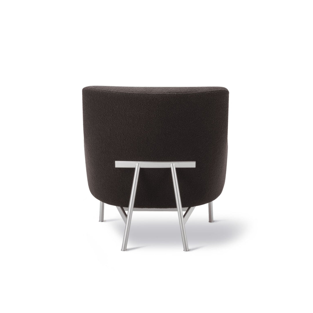 Fredericia A-chair 6542 Lounge Chair - Tablu 182 / matte chrome frame