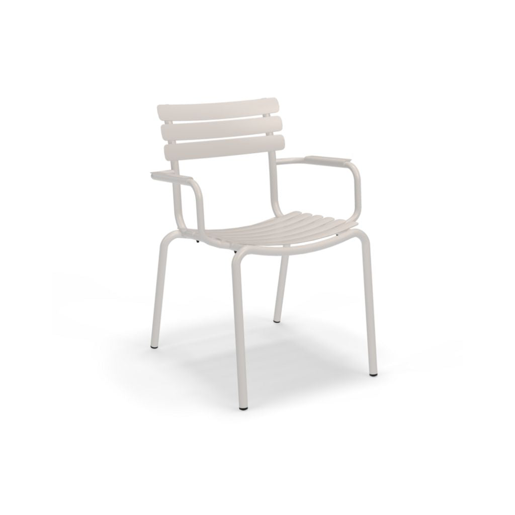 HOUE ALUA Garden Chair with armrests, White