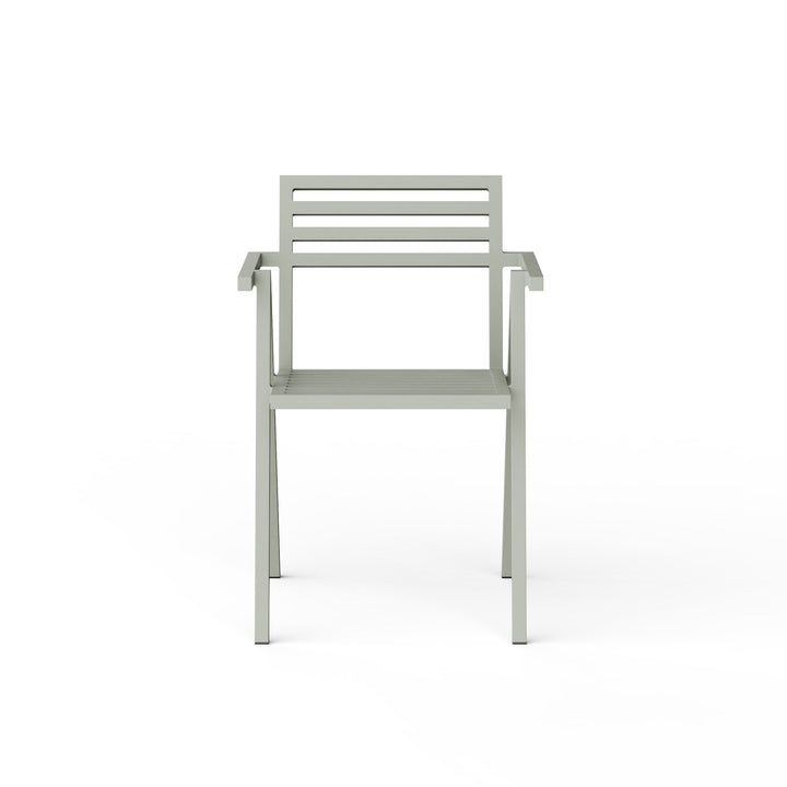 NINE 19 Outdoors Stol m. armlæn 2-pak, Grå