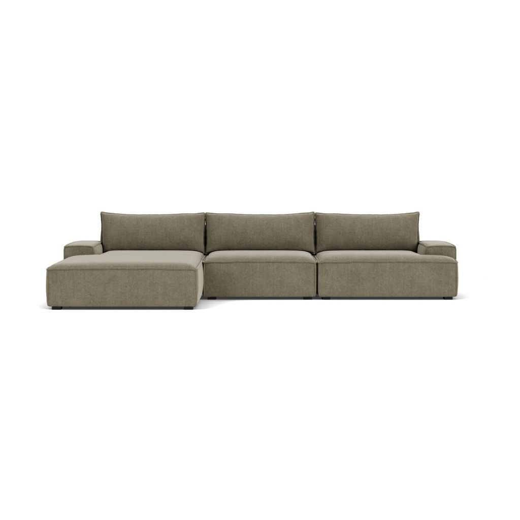 Daphne 4 personers m. Chaiselong - Free Sage