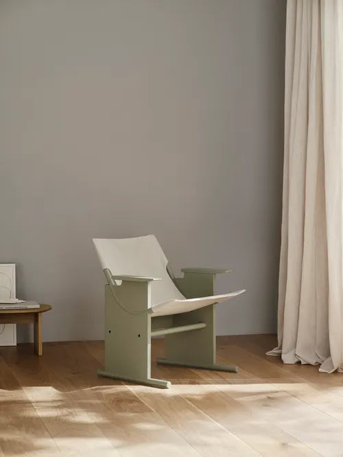 TAKT Sling Lounge Chair uden armlæn - Lænestol Dusty Green