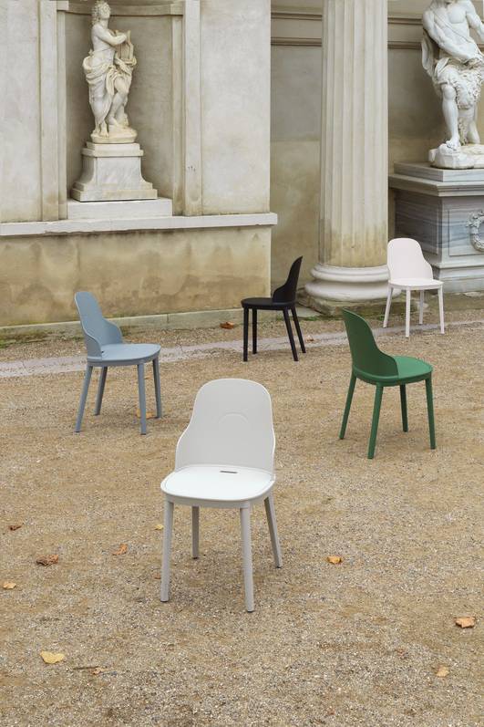 Normann Copenhagen Allez Gartenstuhl, Warmgrau