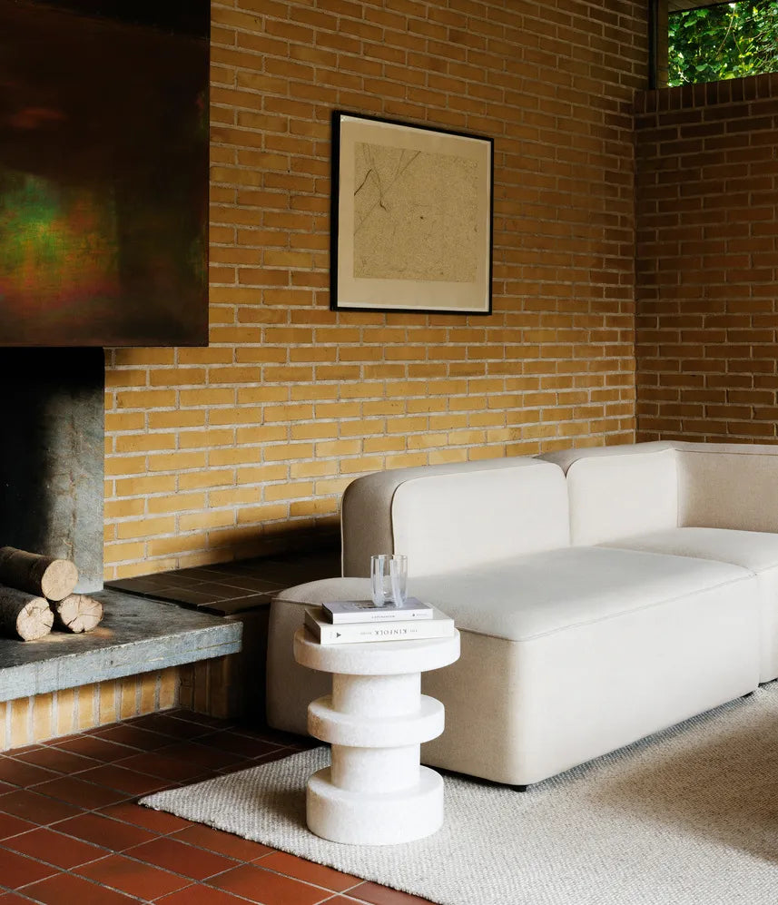 Normann Copenhagen Bit Skammel Stack, Hvid/Hvid