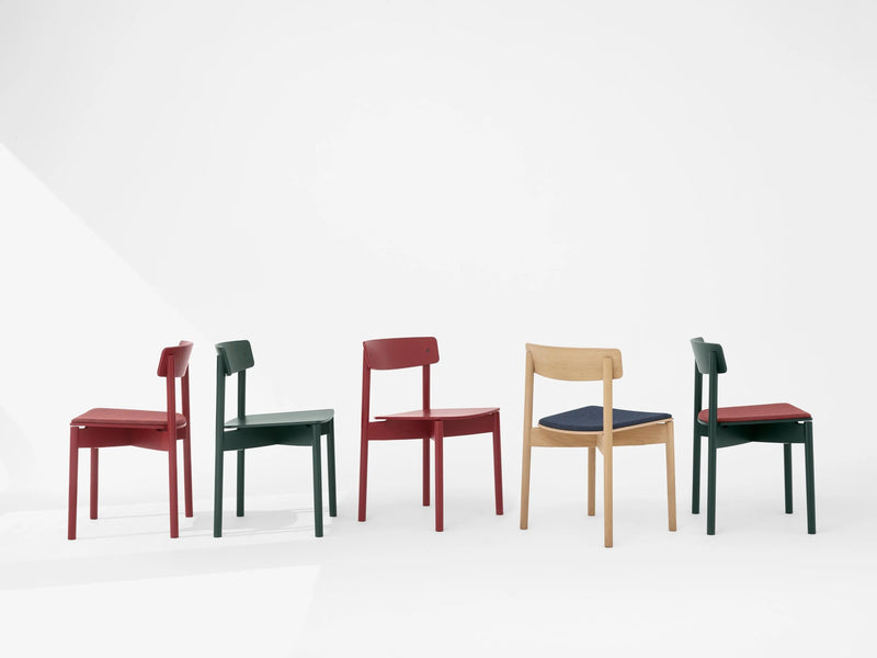 TAKT Cross Chair Stol, Copper red / Canvas Forest green