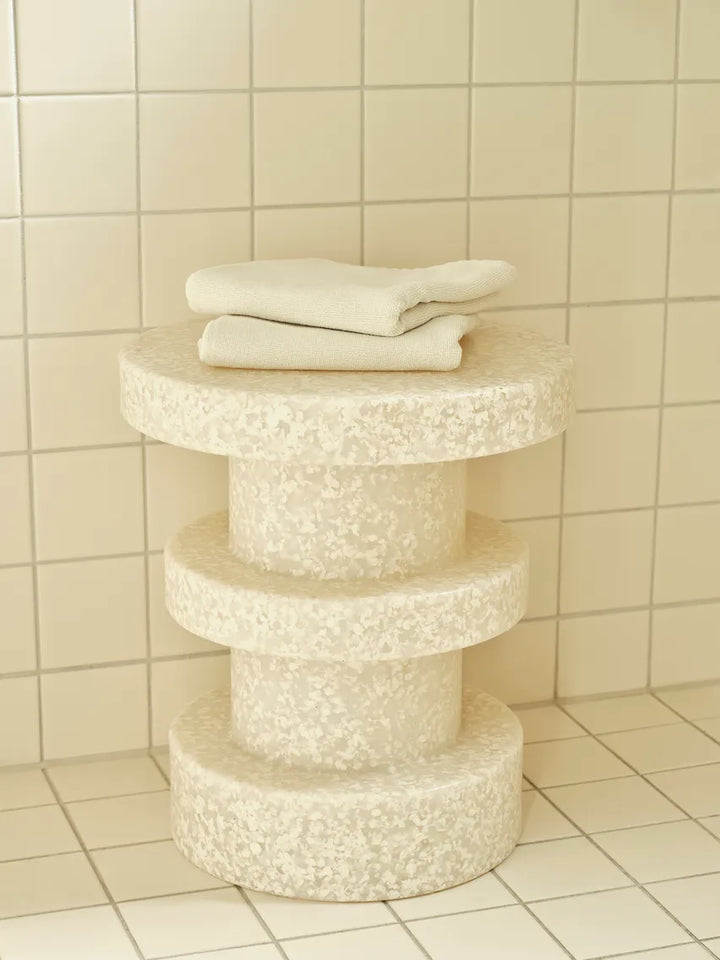 Normann Copenhagen Bit Skammel Stack, Hvid/Hvid