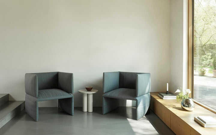Normann Copenhagen Fold Lounge Chair, Grå/Blå