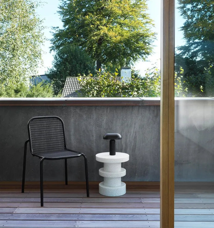 Normann Copenhagen Bit Skammel Stack, Hvid/Hvid