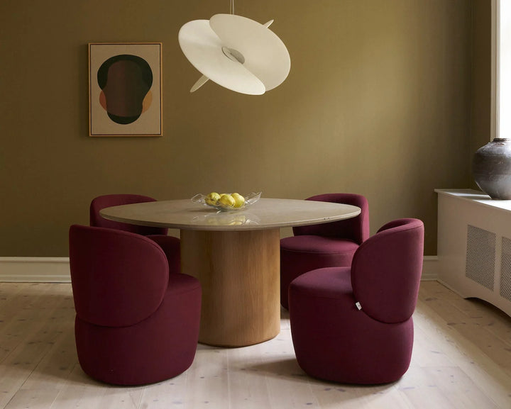 Wendelbo Ovata Compact Chair, Rød (Steelcut 3 col. 682)