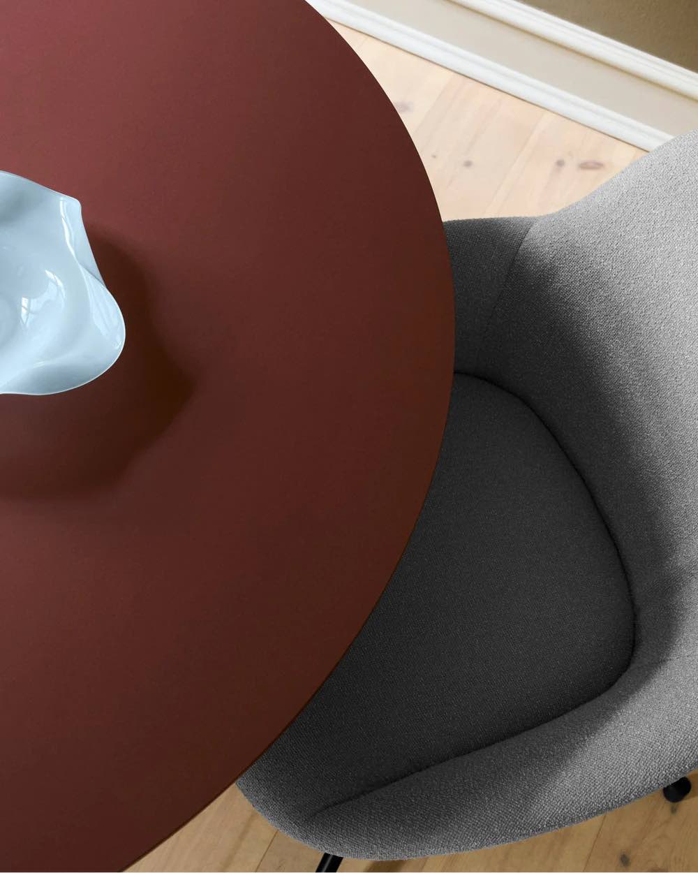 Wendelbo Trim Bord Ø120 cm, Burgundy