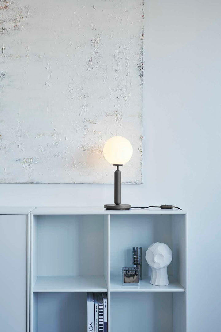 Nuura Miira Table Lamp, Rock grey / Opal