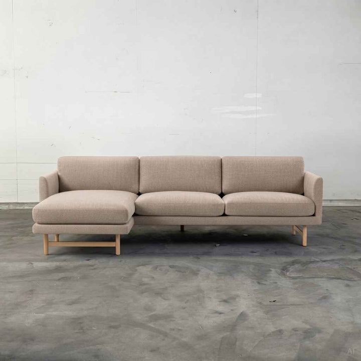 Fredericia Furniture Calmo Cha. Sofa 5555 - Capture 3301 / Eg Hvidpigmenteret Lak