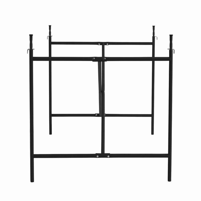 Egon Eiermann Bord, 180x90 cm, Grå / Sort