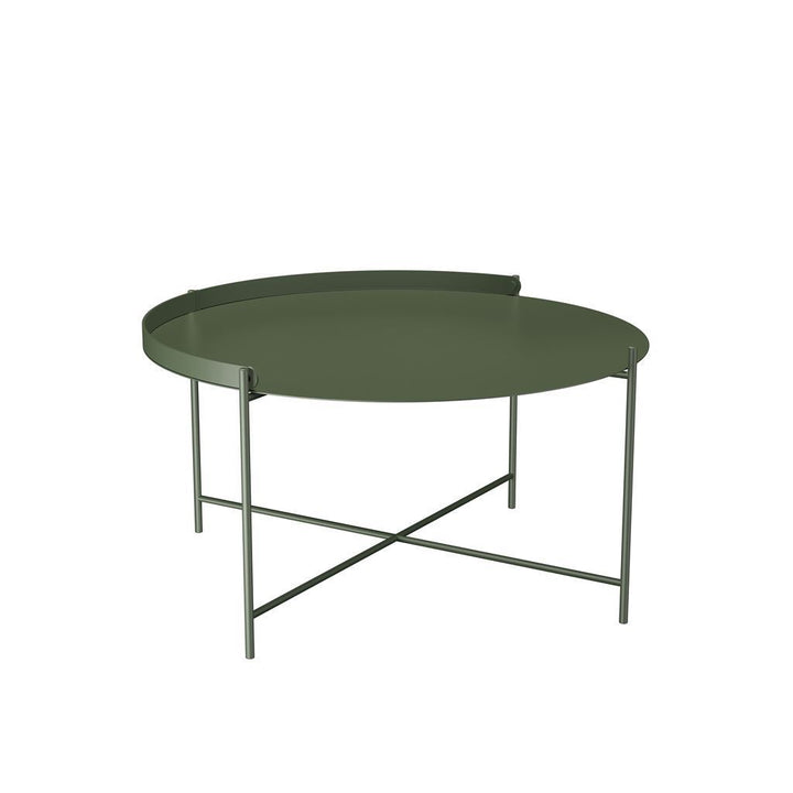 HOUE EDGE Tray Table Ø76, Olive Green