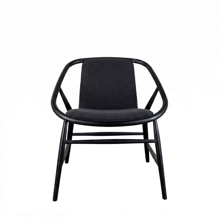 Fredericia Furniture Eve Loungestol - Vidar 1880 / Eg Sortlakeret