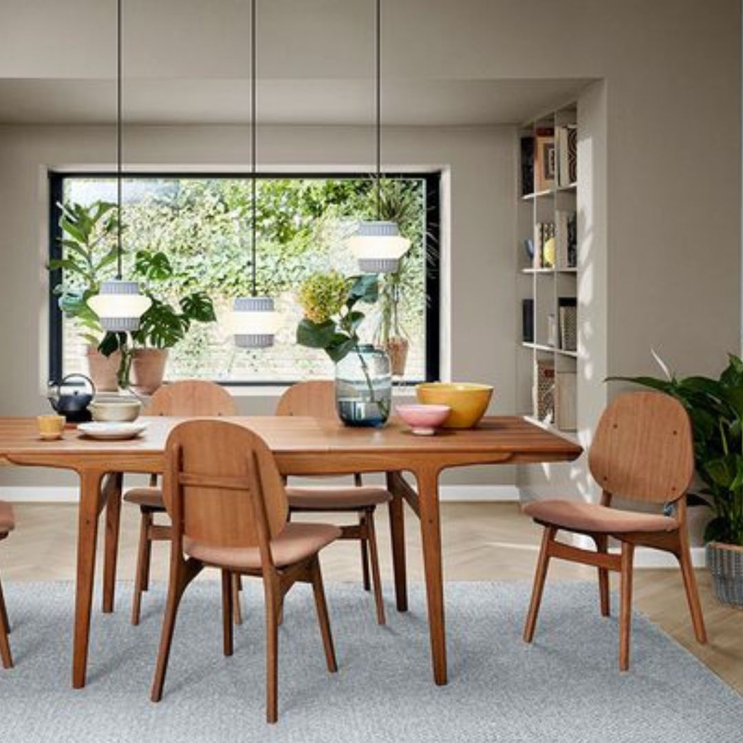 Warm Nordic, Noble Dining Chair, Eiche/Kamel Leder