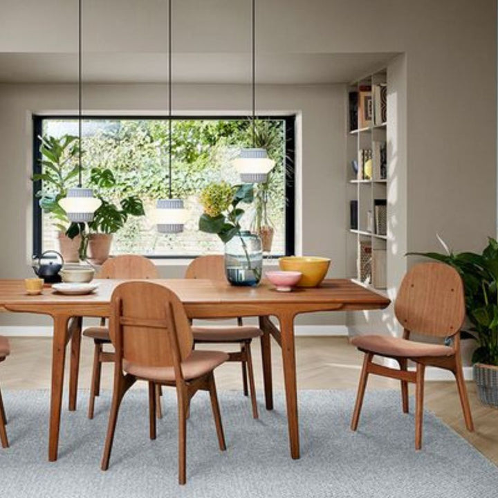 Warm Nordic, Noble Dining Chair, Eiche/Kamel Leder