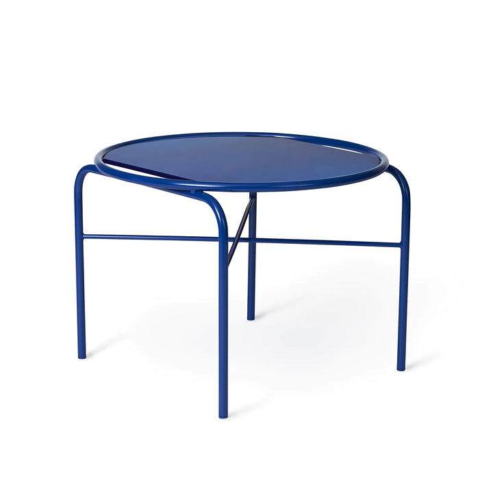 Warm Nordic - Secant table circle Bord/Sofabord, Glass blue
